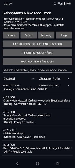 Mod Dock app screenshot